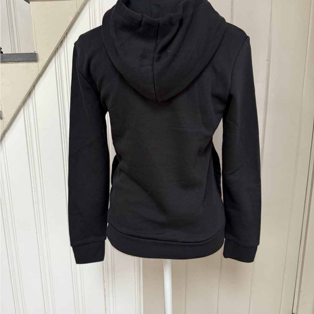 Adidas Women’s Black Hoodie Jacket - Picture 3 of 4